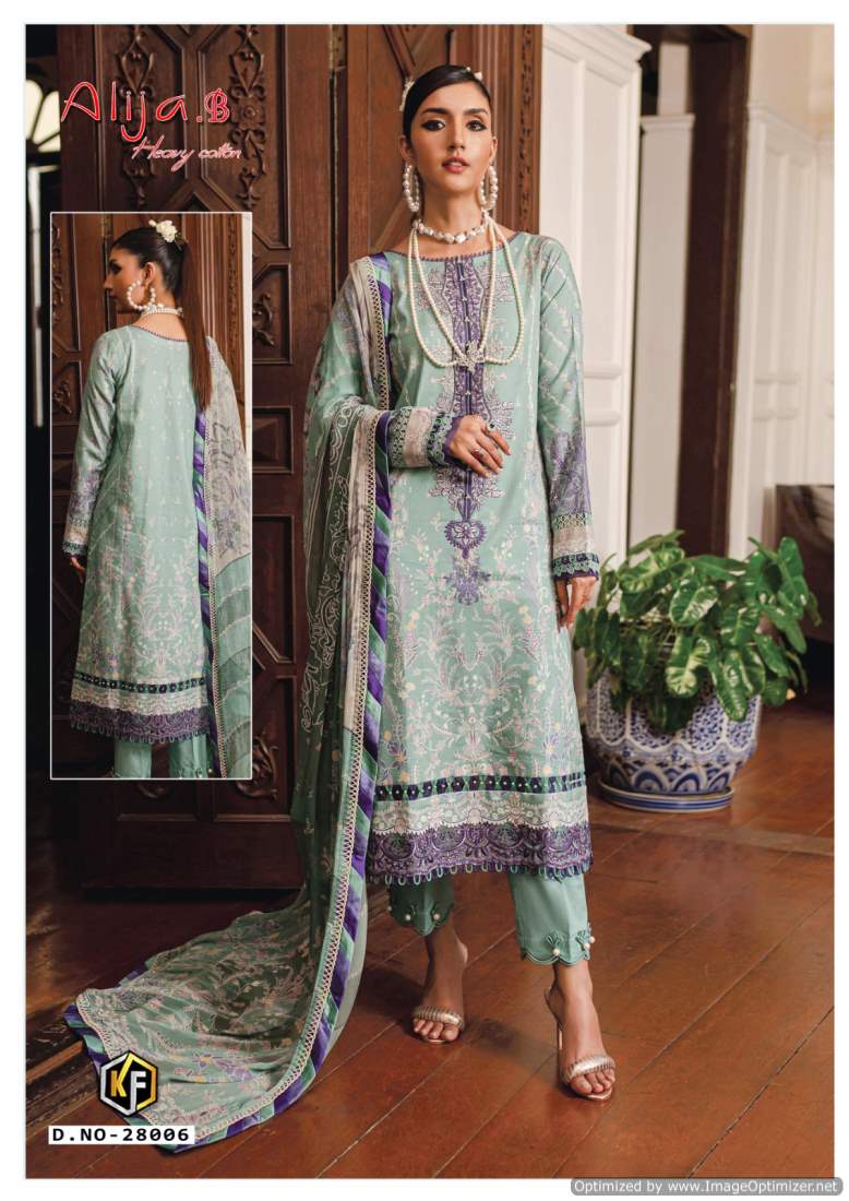 Alija B Vol 28 By Keval Printed Cotton Luxury Pakistani Dress Material Collection
